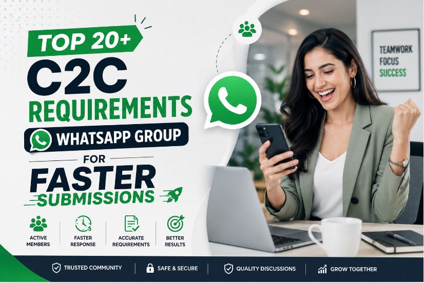 c2c requirements whatsapp group